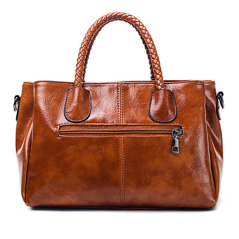 Women's Ladies PU Leather Handbags Shoulder Tote Bag Purse Crossbody Handbag