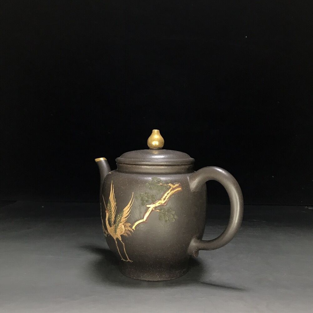 vintage chinese yixing purple clay teapot zisha ceremony teaware collection rare