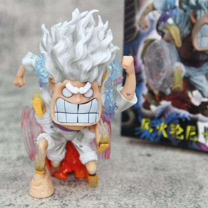 Anime One Piece Sun God Nika Ruffy Gear 5 PVC Actionfigur Modell Spielzeug Statue-