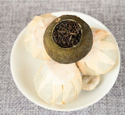 250g/box Yunnan Pu'er Mini Green Orange Peeled Citrus Pu'er Tea-
