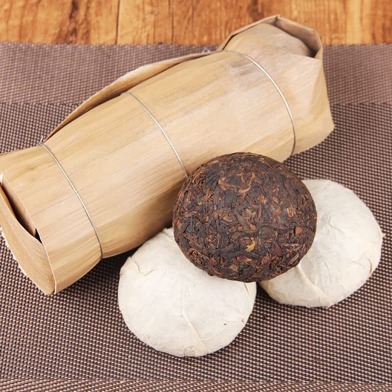 Yunnan Pu-erh Tea Ripe Puerh Tea Tuocha Puer Tea Tuo Cha Bamboo Leaf Packed 500g