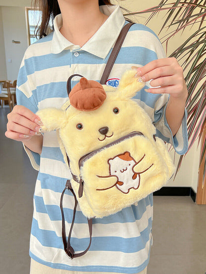 Cute Girl's Kuromi Hello Kitty Pompompurin Backpack Satchel Shoulder Bag Gift