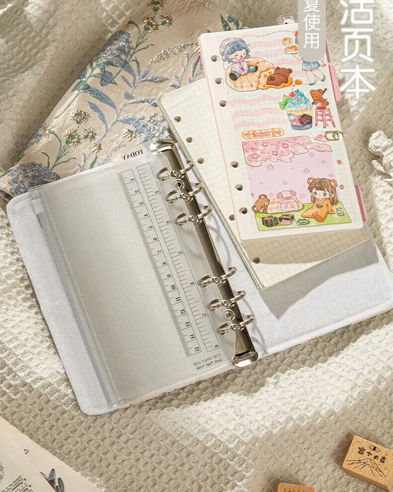 Notebook Planner A5 A6 Binder Blank Lines Grids Sketchbook Office Journal Agenda