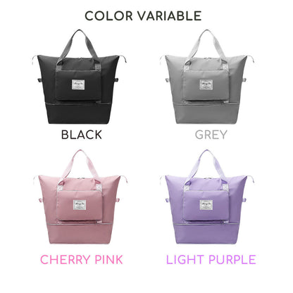 Women Large Capacity Folding Travel Duffle Bag Sport Gym Tote Handbag Waterproof