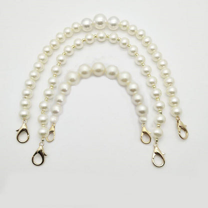 Replacement Bag Wrist Strap Imitation Pearl Wristlet Wallet Purse Clutch Handle