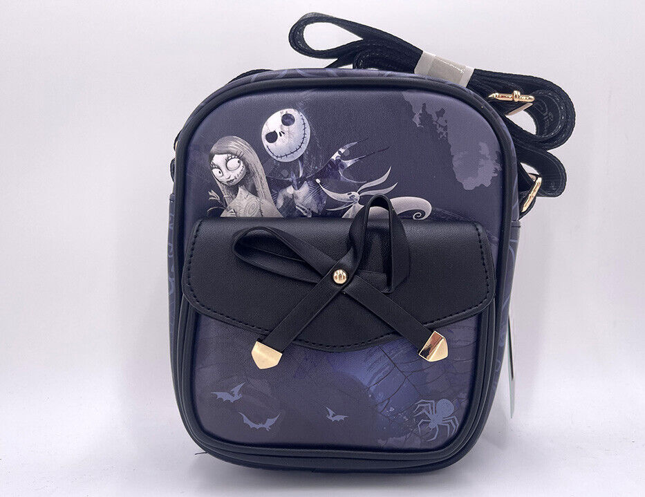 Disney Crossbody Bag Night Before Christmas Sally Jack Skellington 8.5" Purse