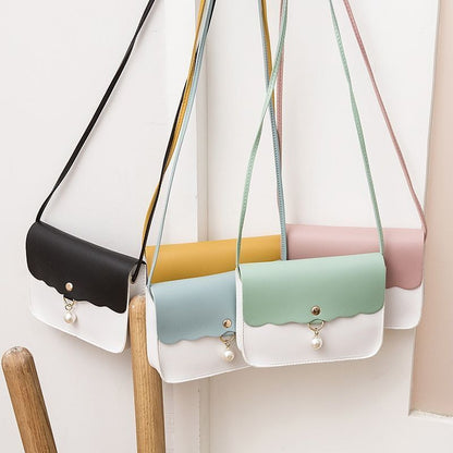 Synthetic Leather Crossbody Bag Shoulder Messenger Purse Travel Small Handbags