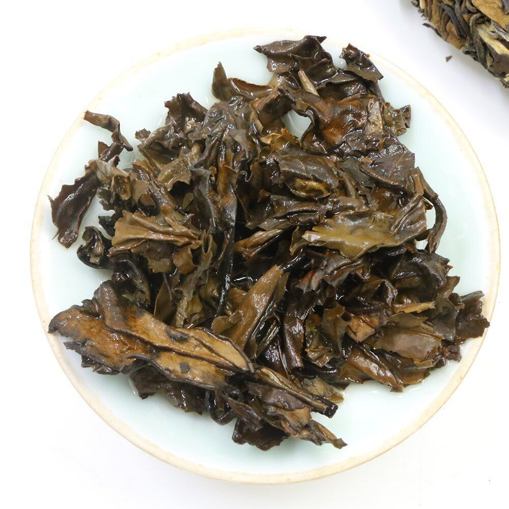 350g 2021 FuDing Old Tree Bai Cha Chinese White Tea Cake