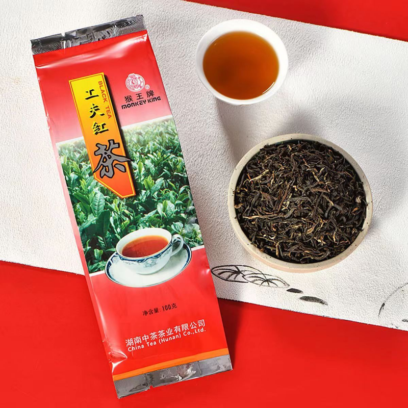 100g Organic Kungfu Black Tea Bagged Chinese Red Tea Gongfu Black Tea Loose Leaf