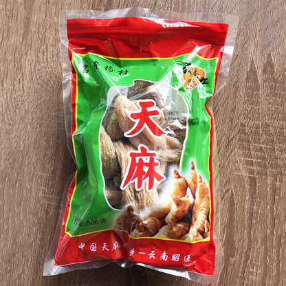 500g 15 Pieces Natural Tianma Healthy Herbal Tea Organic Green Food Health Care