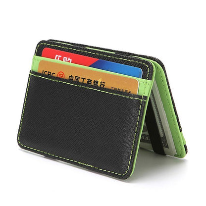 Ultra Thin Synthetic Leather Magic Wallets Mini Small Coin Purses Case Pouch Bag
