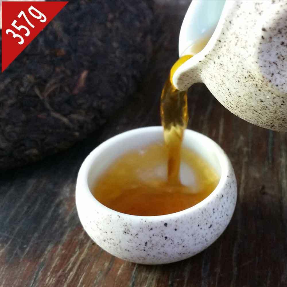 Ji Xing Tea-horse Ancient Road Ripe Puerh 357g Shu Pueh Tea Cake 357g