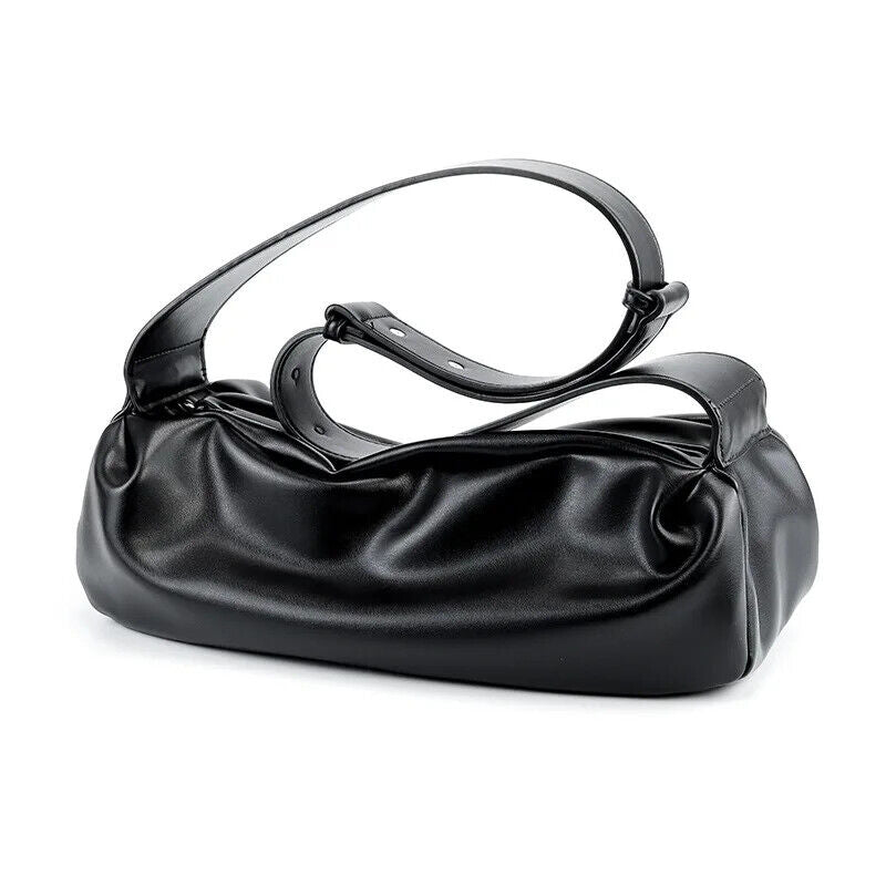 Crossbody Bags Women Wide Strap Shoulder Bag Soft Pu Leather Messenger Bag