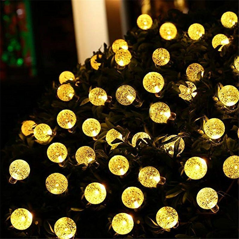 20/50 LEDS ball 5M/10M Solar Lamp Power LED Lights Solar Garlands For Outdoor
