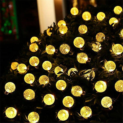 20/50 LEDS ball 5M/10M Solar Lamp Power LED Lights Solar Garlands For Outdoor