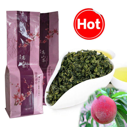 250g Top Alishan High Mountain Peach Flavor Organic Wulong Green Tea Oolong Tea