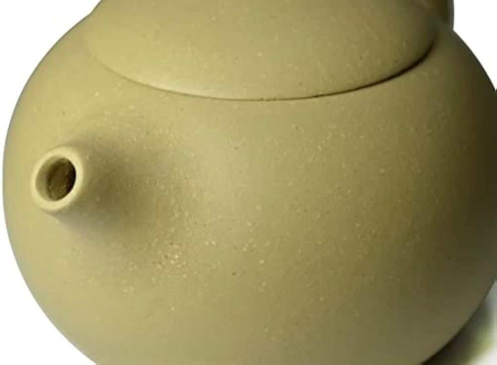 Yixing Zisha Clay Teapot 6.8oz Chinese Zisha Xishi Tea Pots Yellow Duan Mud