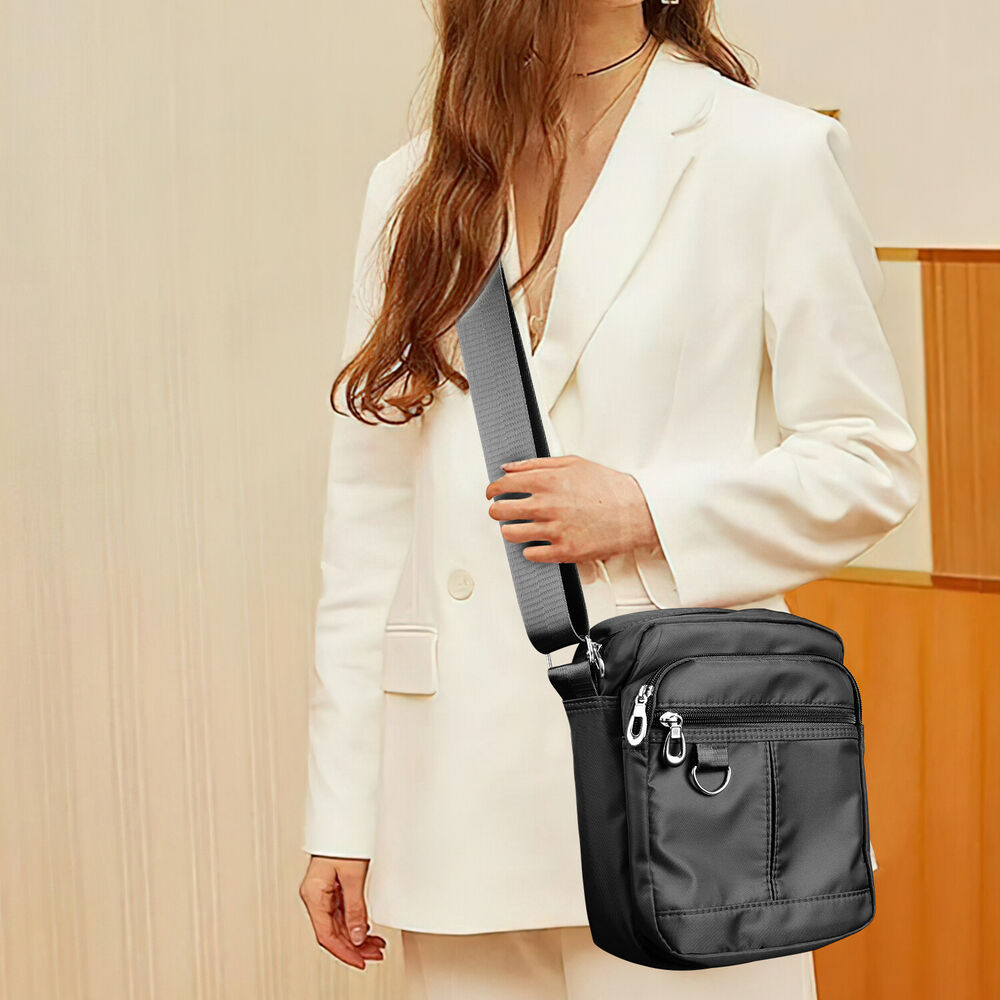 Women Ladies CrossBody Messenger Bag Shoulder Bag Nylon Waterproof Purse Handbag