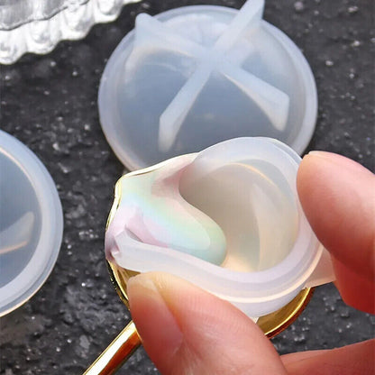Seal Stamp Tool Soft Silicone Rubber Melting Wax Spoon Cleaner Scrapbook 30-40mm