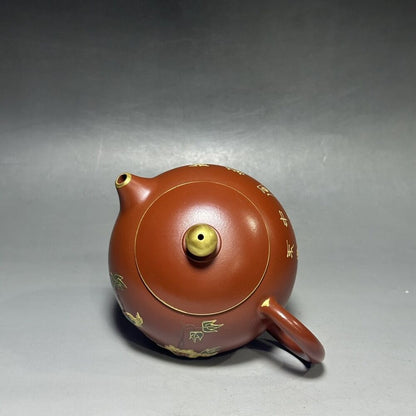 vintage chinese yixing purple clay teapot zisha ceremony teaware collection rare