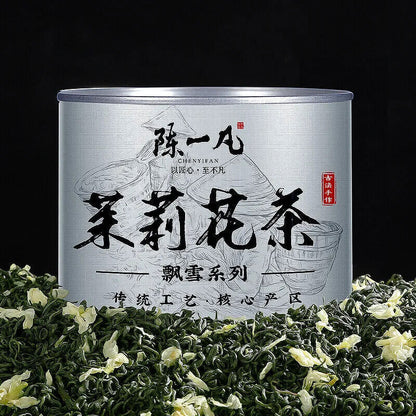 Intense Jasmine Tea 陈一凡 川派茉莉飘雪 浓香型茉莉花茶圆罐装