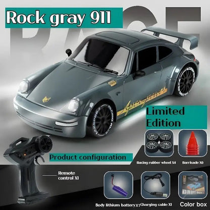 2025 new remote control racing car, limited edition Rc Drift Gt 911, full-size