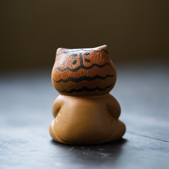 Purple Sand Teapet Meditate Tiger Tea Table Decoration