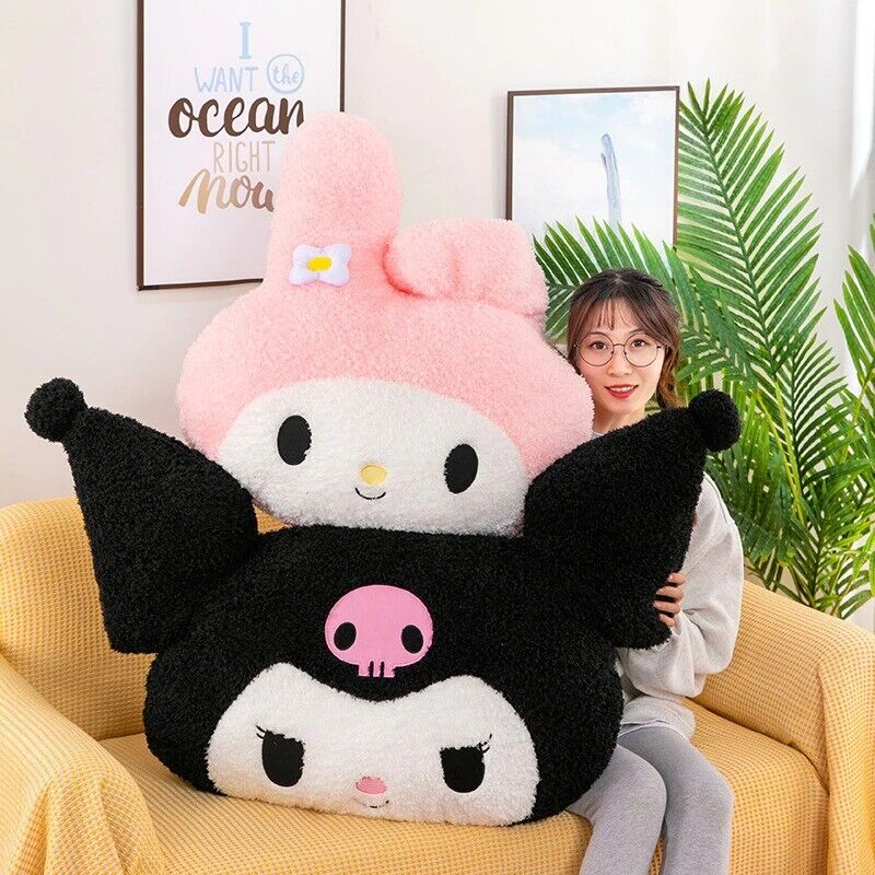 Sanrio oversized Pillow Cushion Melody Kuromi Cute Cartoon Doll Hello Kitty