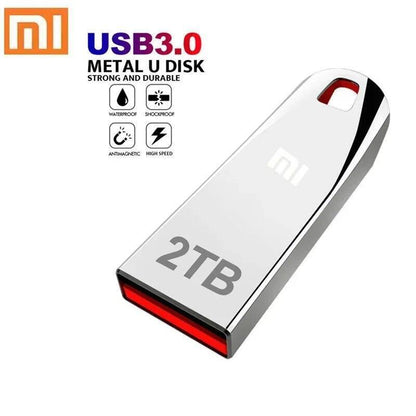 2TB 1TB Metal USB 3.0 Pen Flash Drive Memory Stick Thumb U Disk Pc Laptop