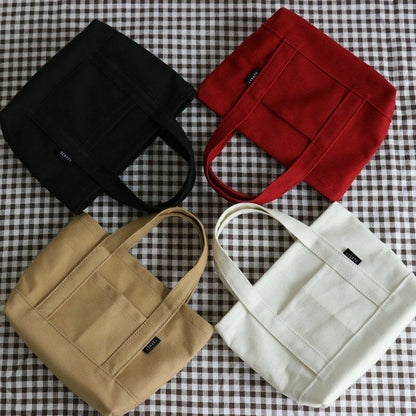 Handbag Casual Tote Female Shoulder Bags Small Cotton Canvas Eco Crossbody Women