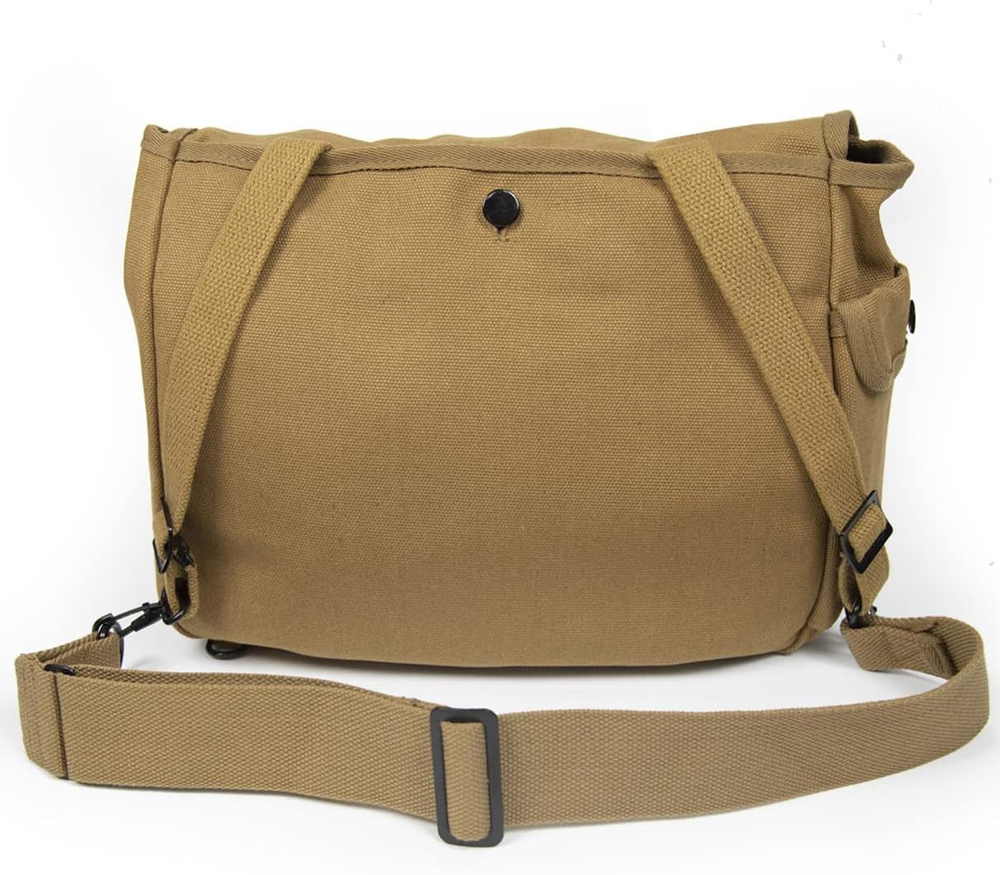 ANQIAO WW2 M1936 Musette US Backpack Canvas Bag WWII Haversack