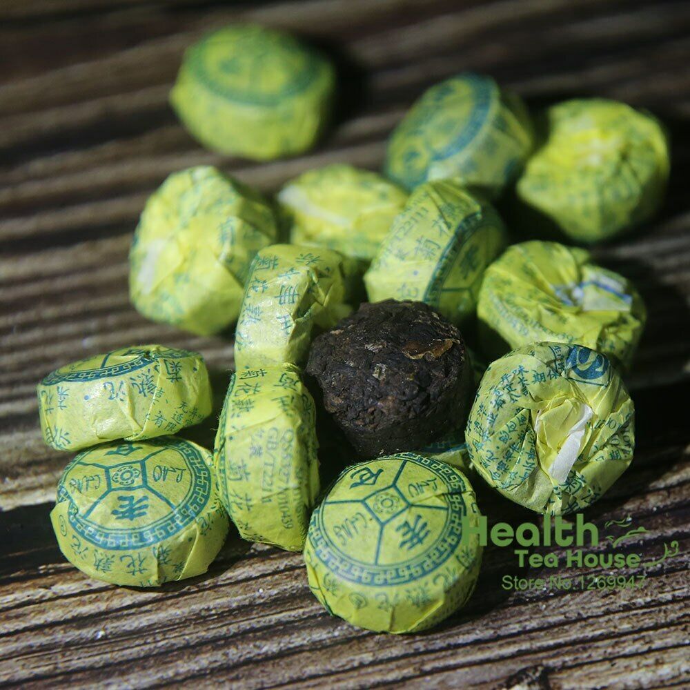 Laocang 2015 Yunnan Tuocha Tea Chrysanthemum Aroma Ripe Mini Pu Erh Tuo Cha Tea