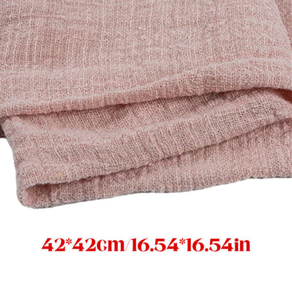 10PCS Napkins Retro Cotton Tea Towel Wedding Supplies Home Table Decor