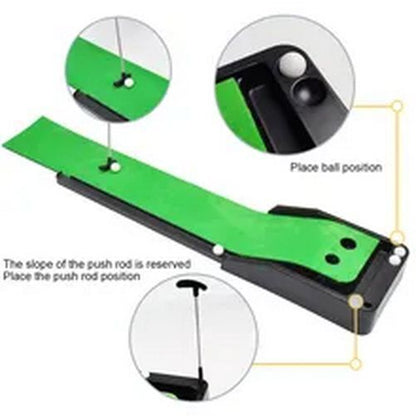 Putting Green Indoor Set Golf Putting Green Mat Improve Accuracy And Speed Mini