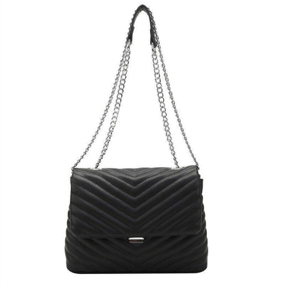 Handbags Women's Black Pu Leather Shoulder Crossbody Bags Women