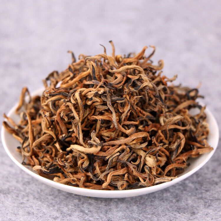100g Chinese Early Spring Kung Fu Fengqing Dianhong Tea Honey Fragrance Gold Bud