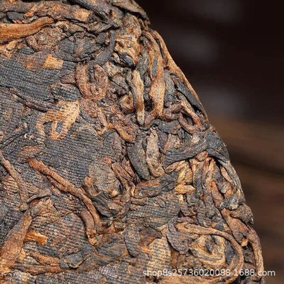 357g Yunnan Seven Zi Cakes Golden Bud Traditional Craft Puerh Ripe Tea Cake Tea