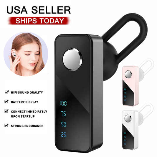 Single Bluetooth 5.2 Earbuds Mini Wireless Earphones Headset Headphones Mic USA