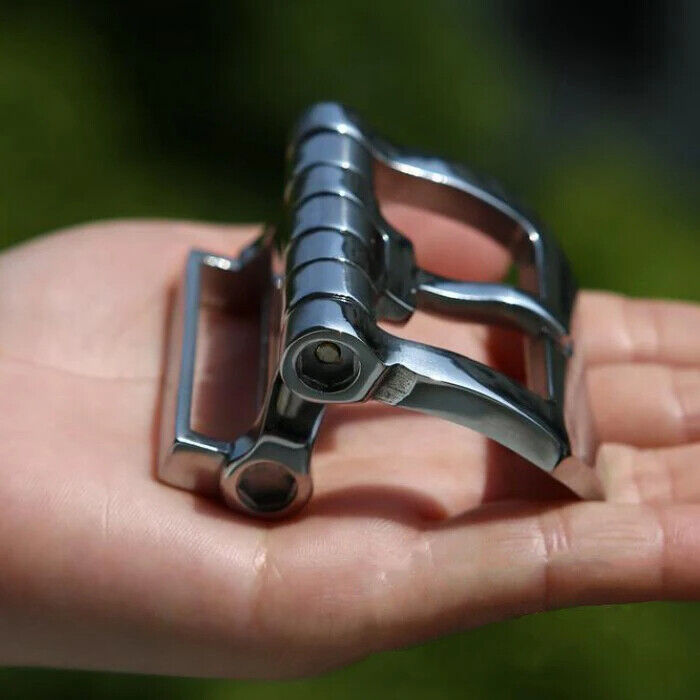 Belt Buckles 40mm Brushed Metal Stainless DIY Leather Craft Hardware Accessories