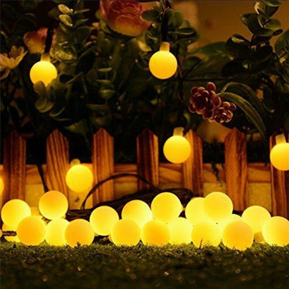 5/10M 20/50 LED Outdoor Lighting String Waterproof Solar Garden Party Lamp Chain