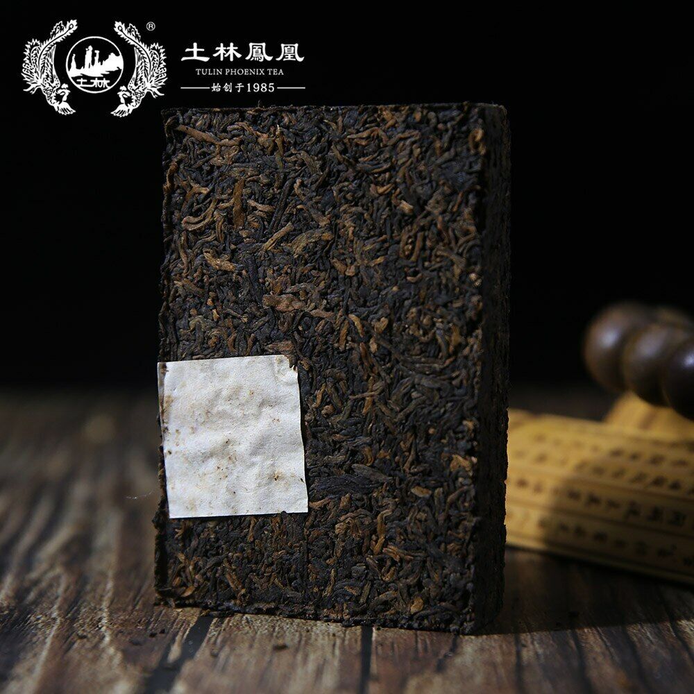 TuLin Fenghuang 2010 Yunnan Fenghuang Brand Shu Puer Tea Brick Ripe Puerh 100g