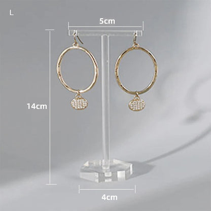 Jewelry Display Rack Clear Acrylic T Shape Drop Earrings Holder Organizer Stands