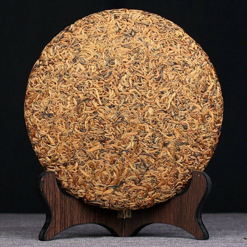 2020 Nonpareil Organic Golden Buds Dian Hong Chinese Black Tea Cake 357g