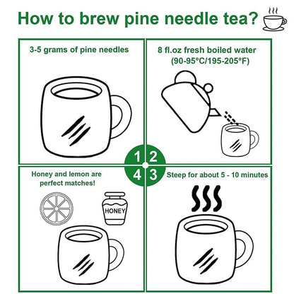 200g/7.05oz Premium Red Pine Needles Herbal Tea Dried Pine Needle Tea