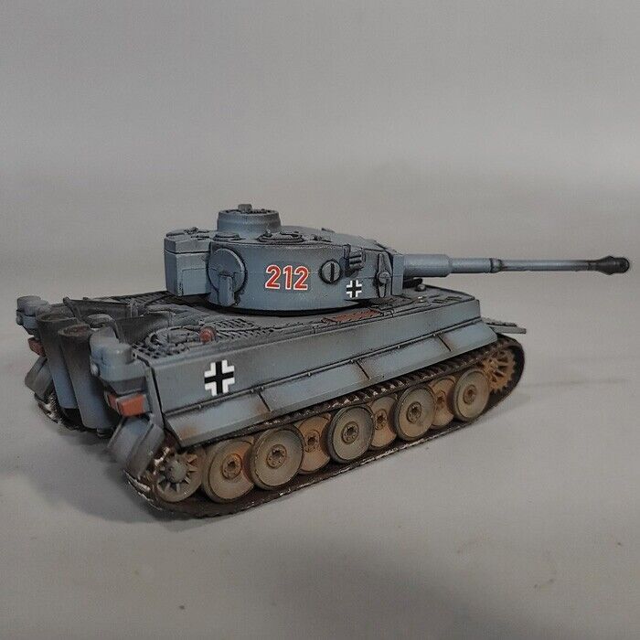 1/72 Scale WWII German Army Tiger Heavy Tank Assembled & Painted Plastic Mod