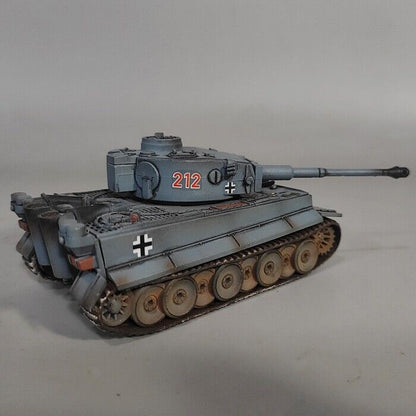 1/72 Scale WWII German Army Tiger Heavy Tank Assembled & Painted Plastic Mod