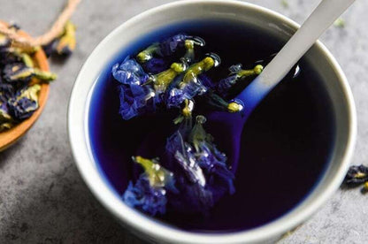 Dried Butterfly Pea Clitoria Ternatea Organic Whole Flower Makes A Healthy Tea