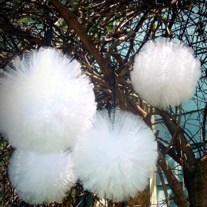 Party Decoration 5Pcs Tulle Pompom Birthday Wedding Baby Shower Venue Decor 20cm