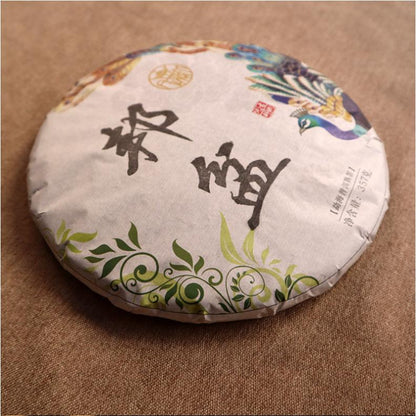 357g Yunnan Puerh Ripe Tea Cake Bangpen Old Tree Pu-erh Cooked Tea Old Pu'er Tea