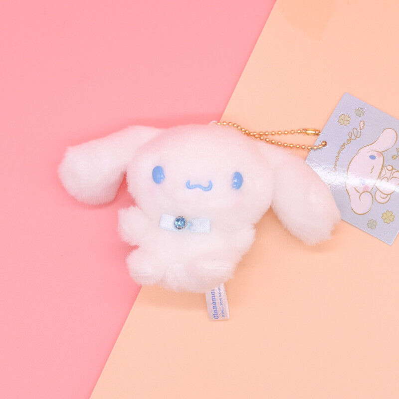 Sanrio 10cm Pendant Cinnamoroll Plush Toys Stuffed Anime Soft Xmas Doll